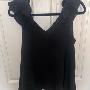 Elegant Black Sleeveless Top